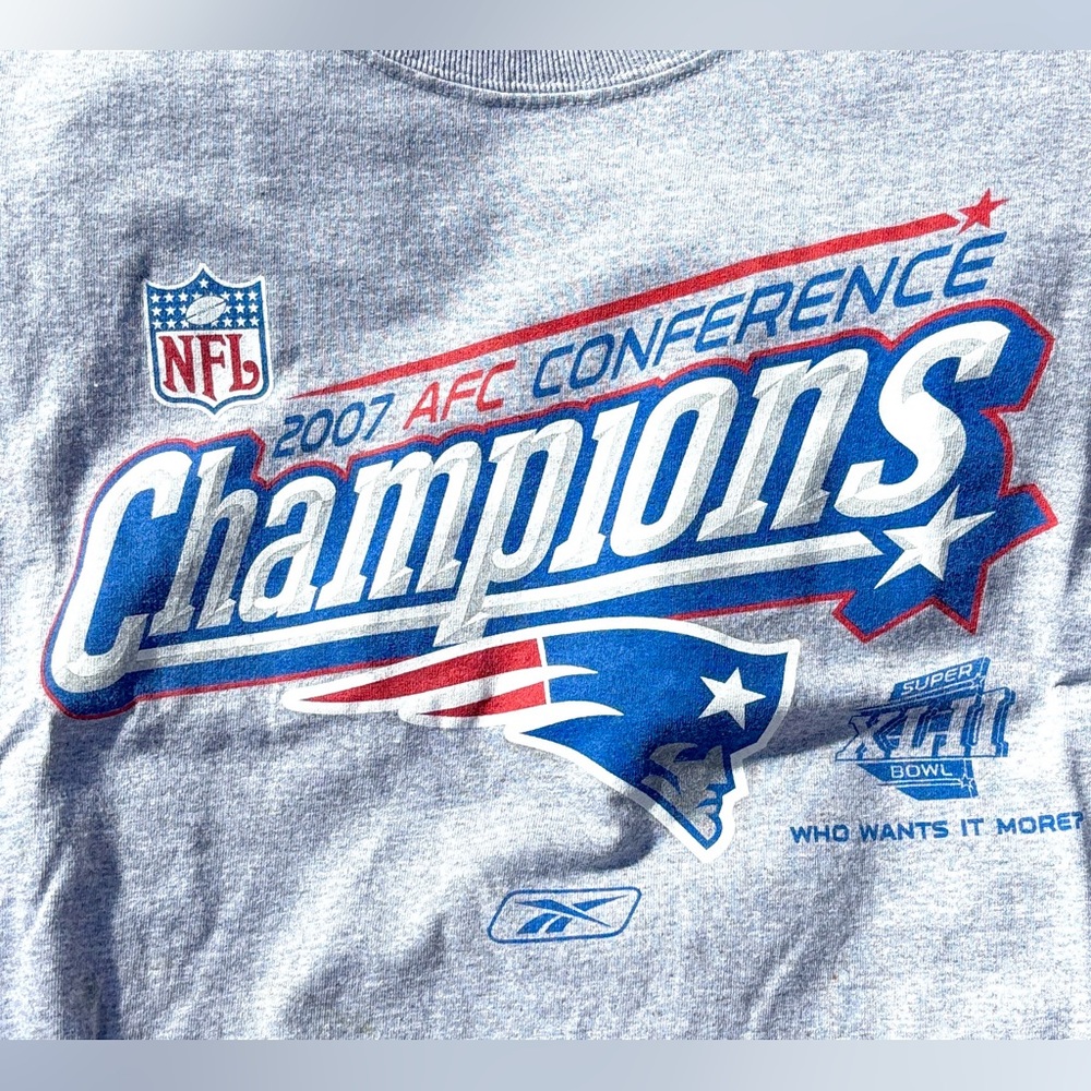 New England Patriot AFC Conference Champions Tee Shirt Size Large